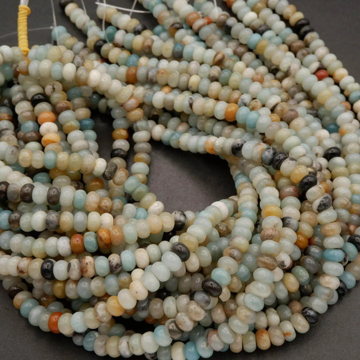 Brazilian Amazonite · Smooth · Rondelle · 5x8mm, Tejas Beads, Beads