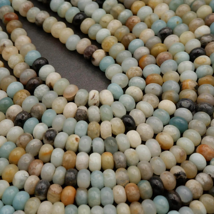Brazilian Amazonite · Smooth · Rondelle · 5x8mm, Tejas Beads, Beads