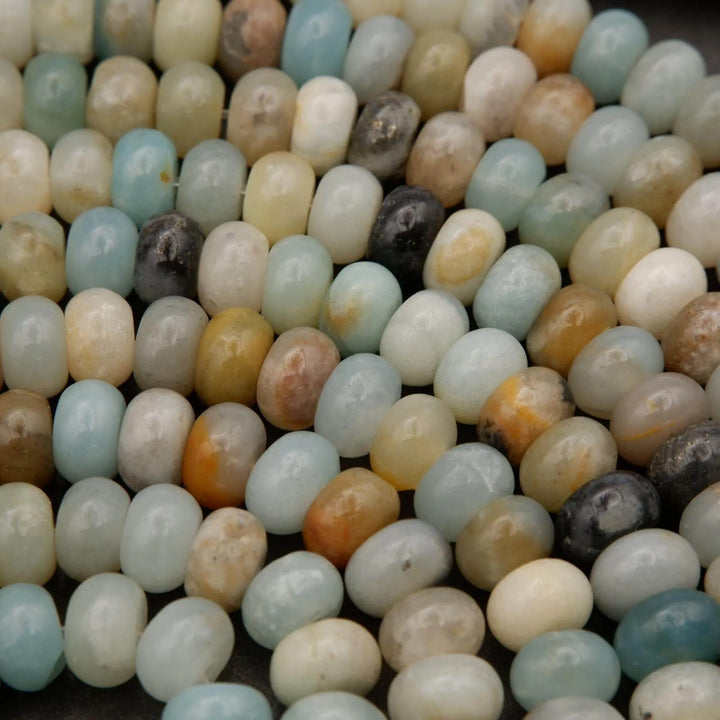 Brazilian Amazonite · Smooth · Rondelle · 5x8mm, Tejas Beads, Beads