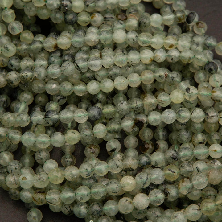 Prehnite · Faceted · Round · 6mm, Tejas Beads, Beads