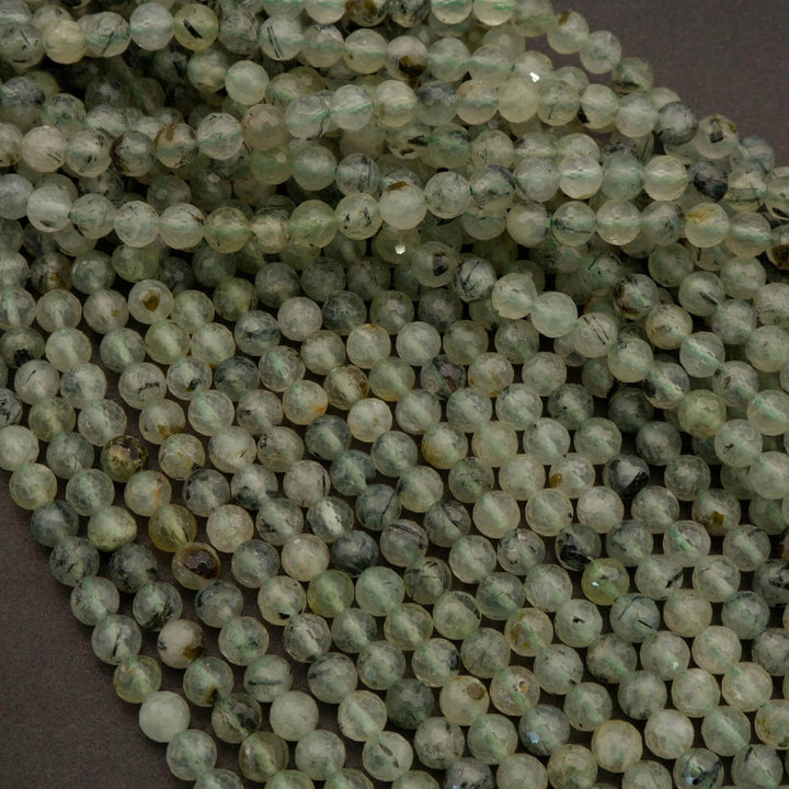 Prehnite · Faceted · Round · 6mm, Tejas Beads, Beads