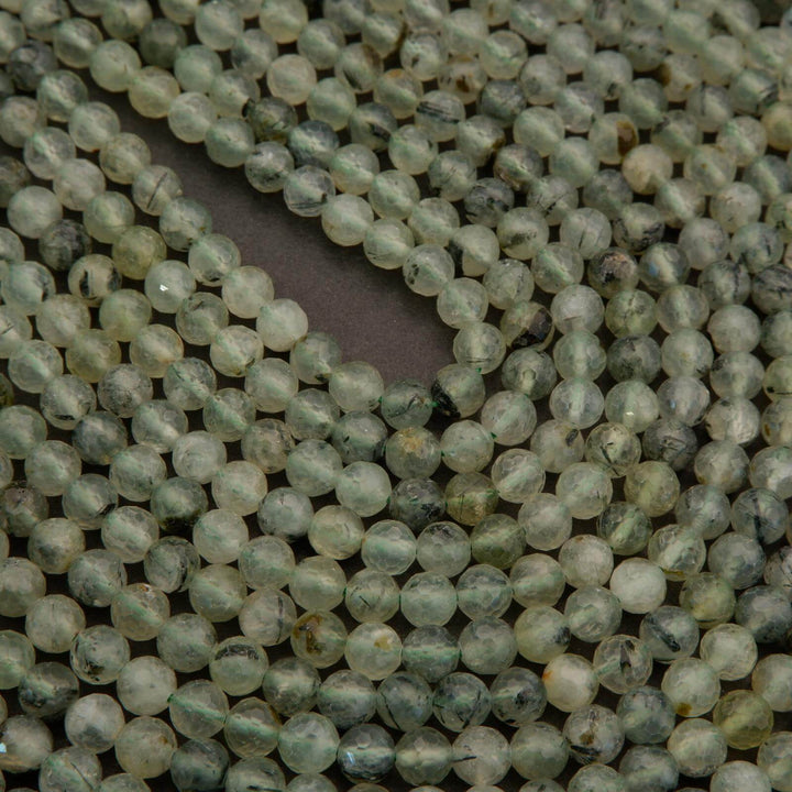 Prehnite · Faceted · Round · 6mm, Tejas Beads, Beads