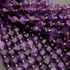 Amethyst · Faceted · Spiral Sphere · 8mm, 10mm, Tejas Beads, Beads