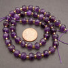 Amethyst · Faceted · Rondelle · 6x8mm, Tejas Beads, Beads