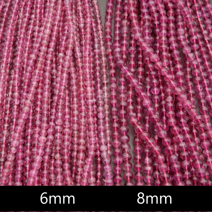 Purple Fluorite A · Smooth · Round · 6mm, 8mm, 10mm, Tejas Beads, Beads