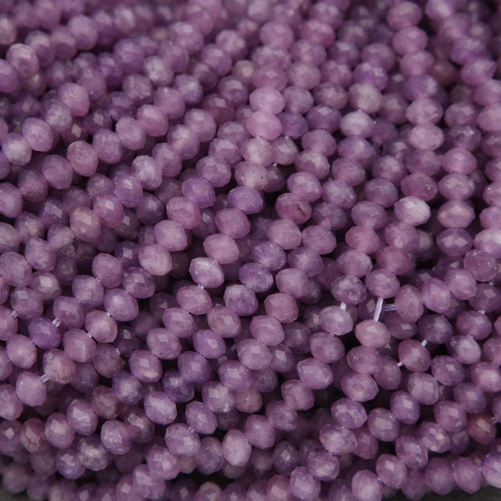 Close-up of purple beads