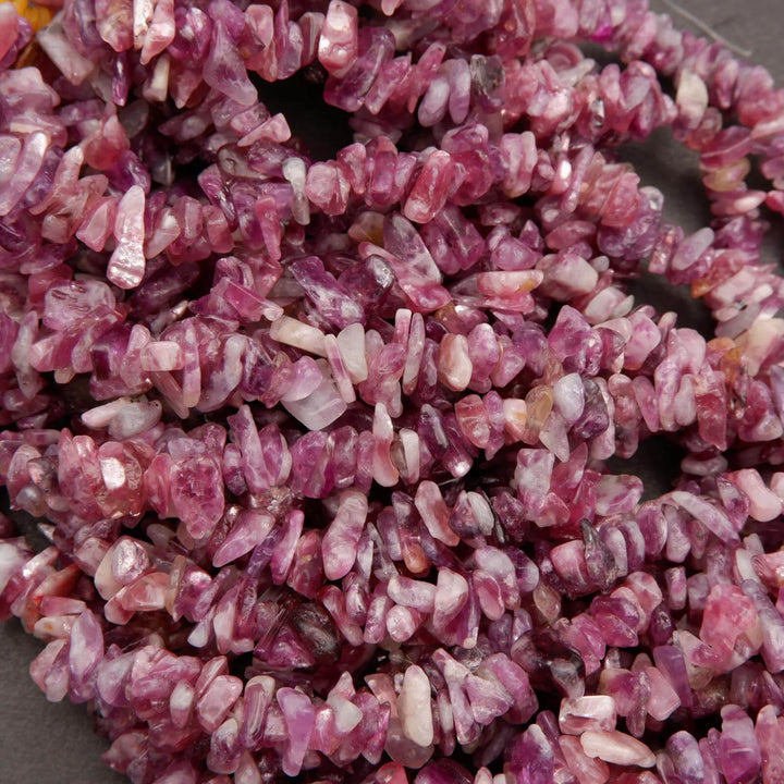 Purple Mica · Smooth · Chips · 9mm, Tejas Beads, Beads