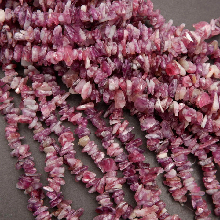 Purple Mica · Smooth · Chips · 9mm, Tejas Beads, Beads