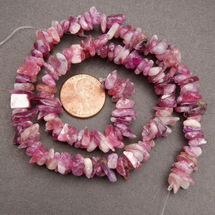 Purple Mica · Smooth · Chips · 9mm, Tejas Beads, Beads
