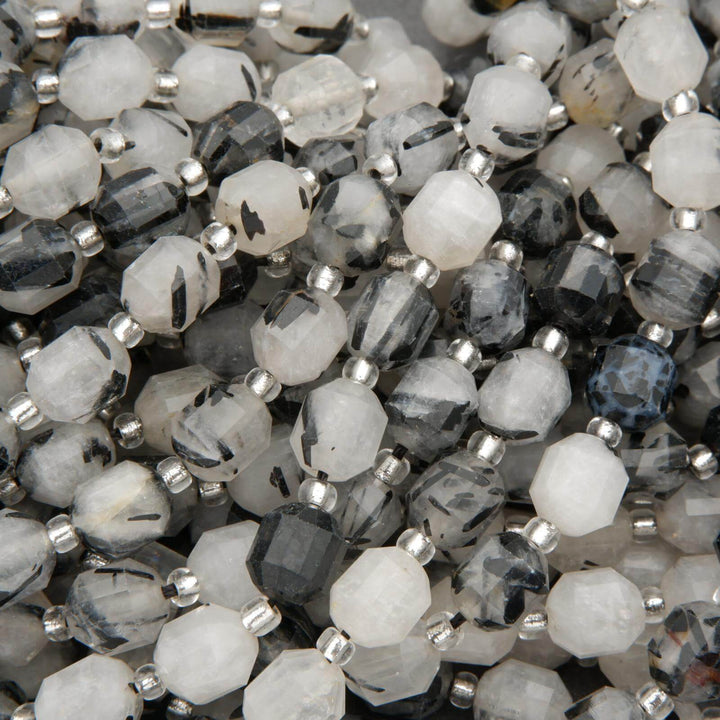 Tourmalated quartz beads.