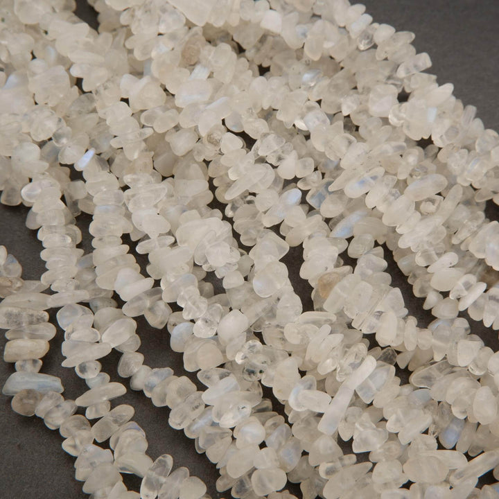 Rainbow Moonstone · Smooth · Freeform Chips · 7mm, Tejas Beads, Beads