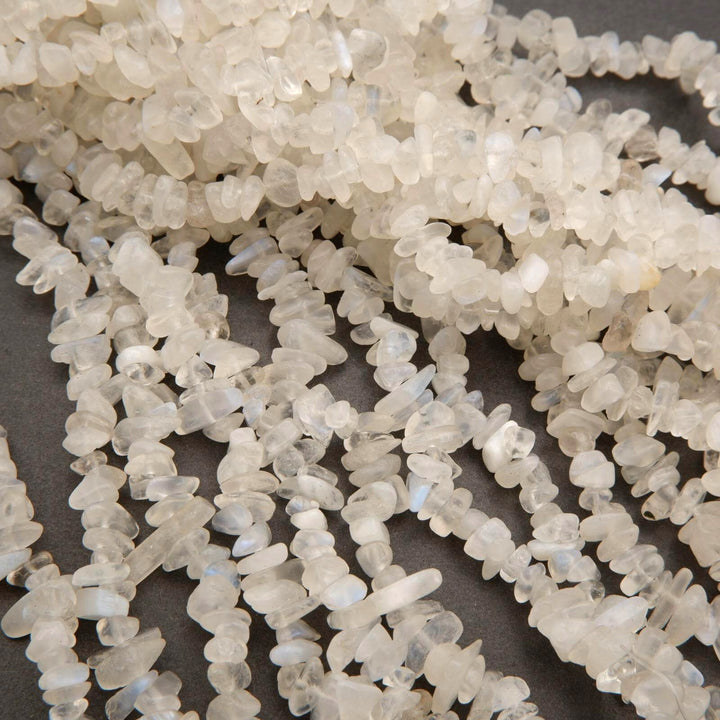 Rainbow Moonstone · Smooth · Freeform Chips · 7mm, Tejas Beads, Beads
