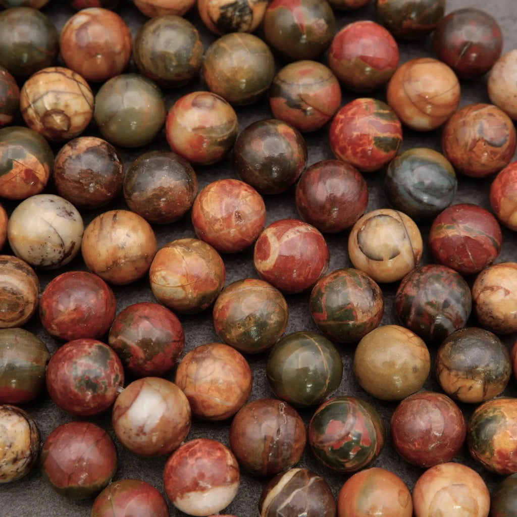 Close-up of multicolored marbled stones