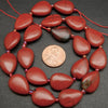 Red jasper beads.
