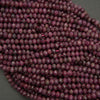 Red ruby stone beads for jewelry making