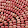 Pink Rhodonite · Smooth · Rondelle · 5x8mm, Tejas Beads, Beads