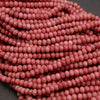 Pink Rhodonite A · Faceted · Rondelle · 6mm, 8mm, Tejas Beads, Beads