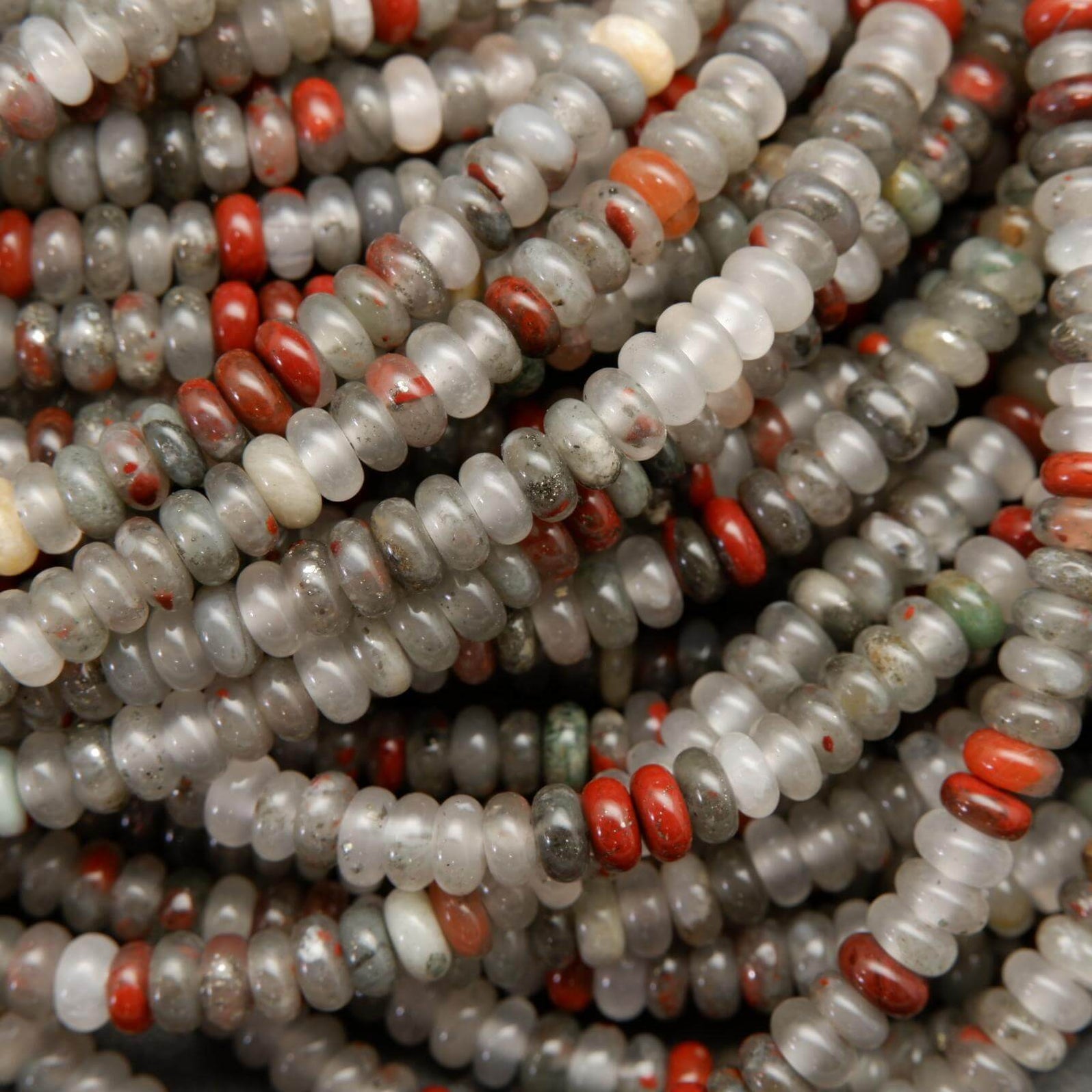 Rondelle Beads | Gemstone Beads | Tejas Beads