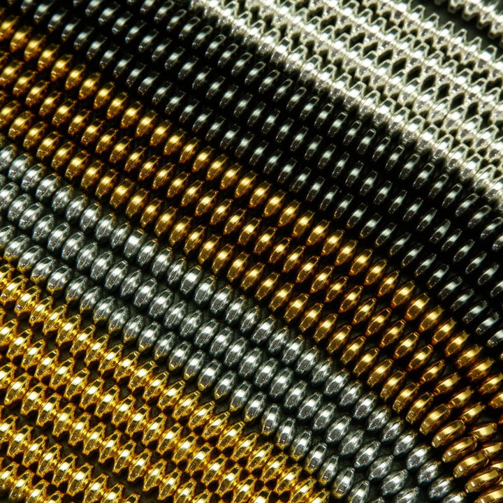 Rondelle Disk Hematite Beads.