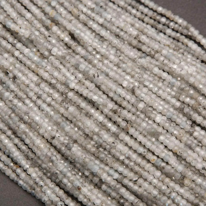 Zircon · Microfaceted · Rondelle · 2x3mm, Tejas Beads, Beads