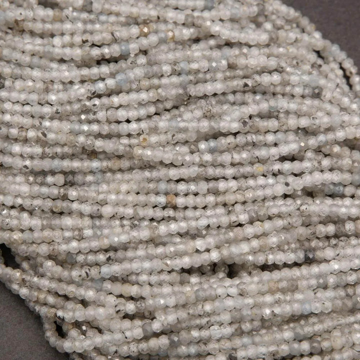 Zircon · Microfaceted · Rondelle · 2x3mm, Tejas Beads, Beads