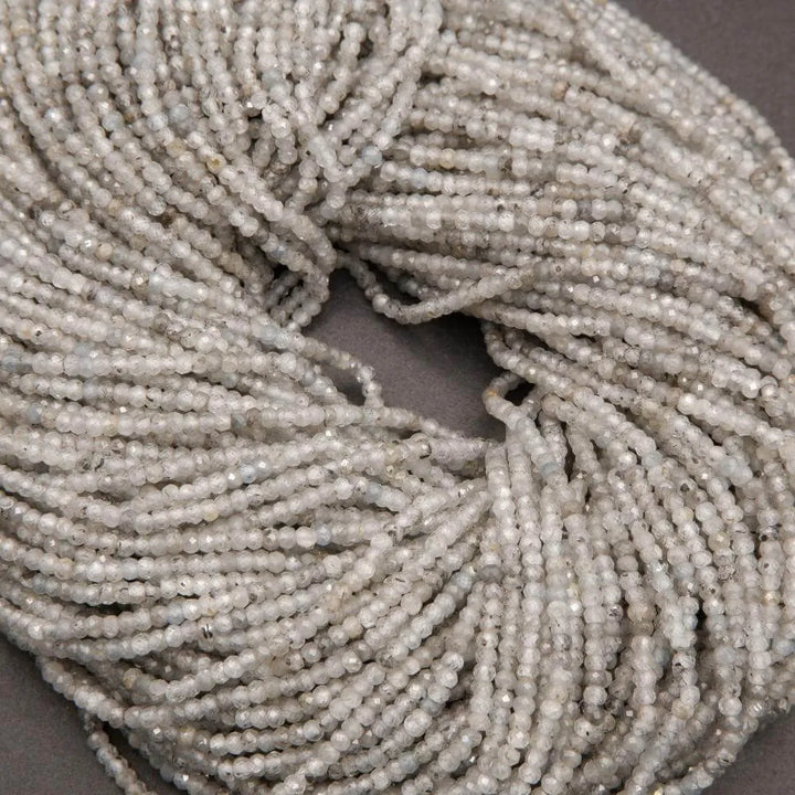 Zircon · Microfaceted · Rondelle · 2x3mm, Tejas Beads, Beads