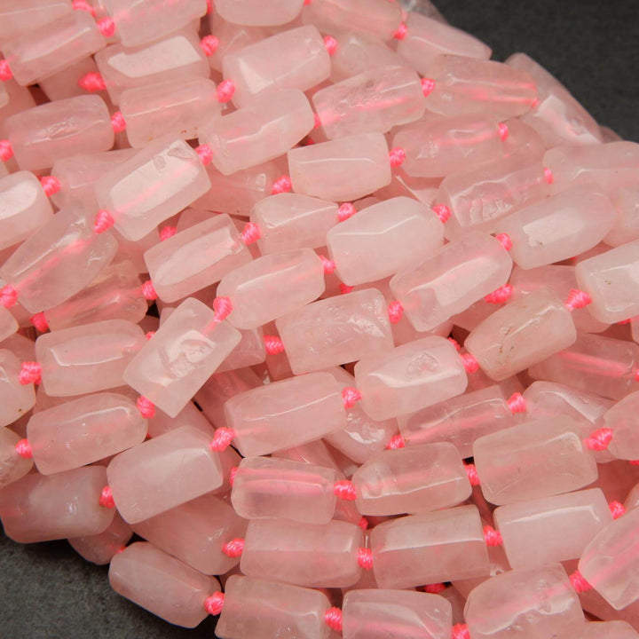 Pink Rose Quartz Beads.
