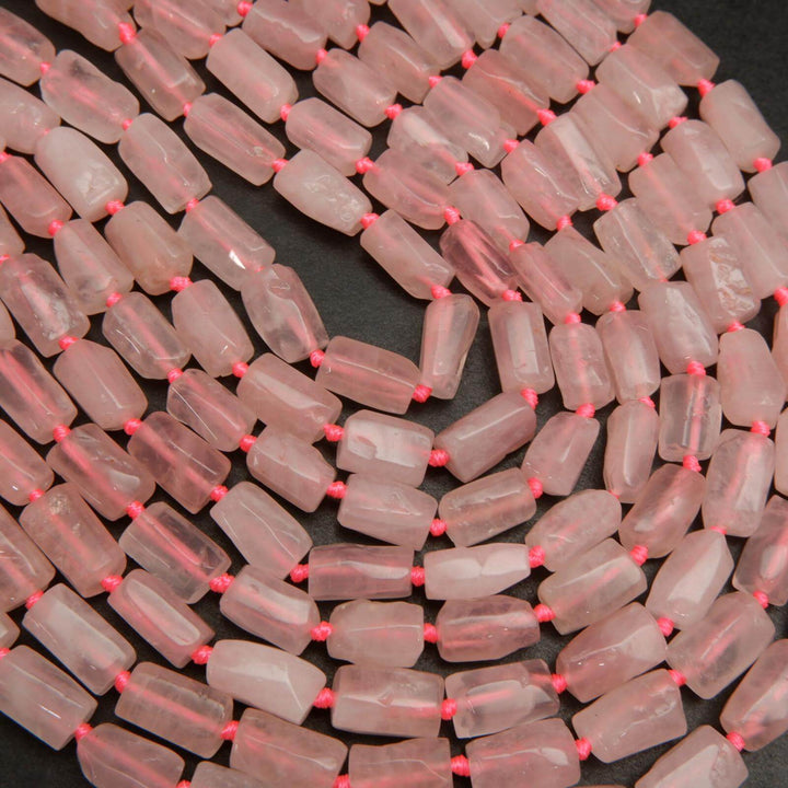 Pink Rose Quartz Beads.