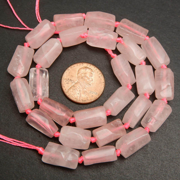 Pink Rose Quartz Beads.