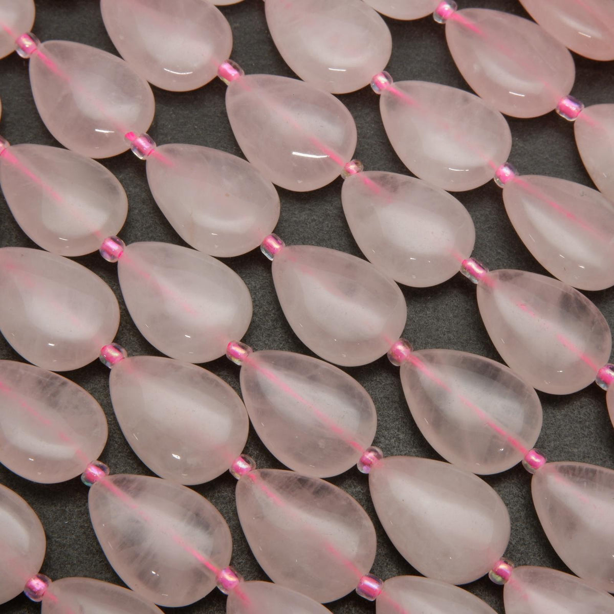 Rose Quartz Beads - Pink Gemstone Beads for Jewelry Making– Tejas Beads