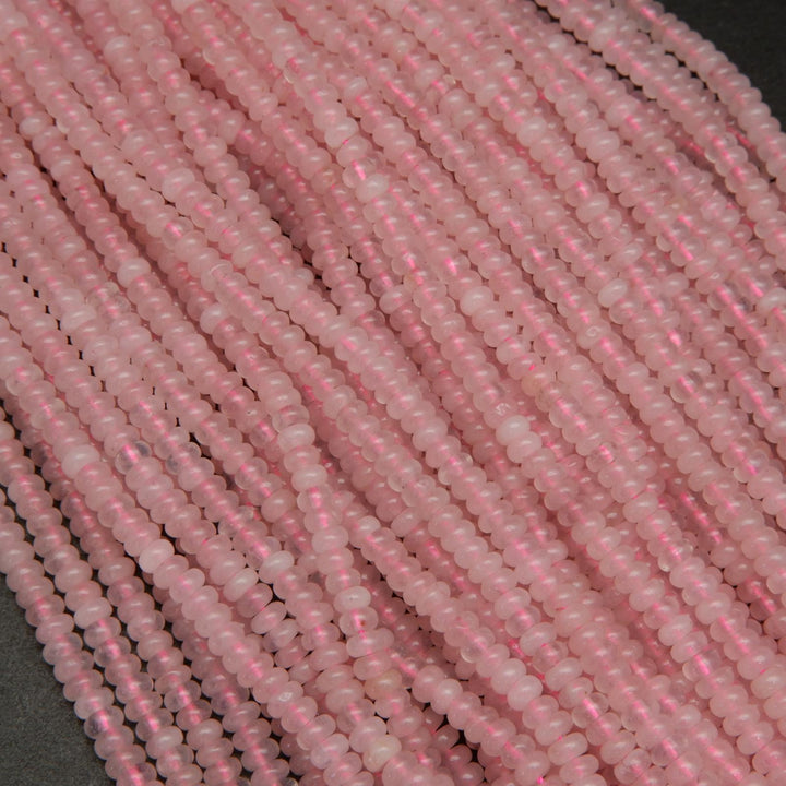 Pink Rose Quartz Beads.
