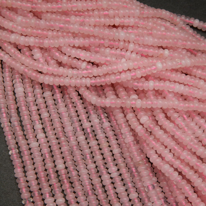 Pink Rose Quartz Beads.