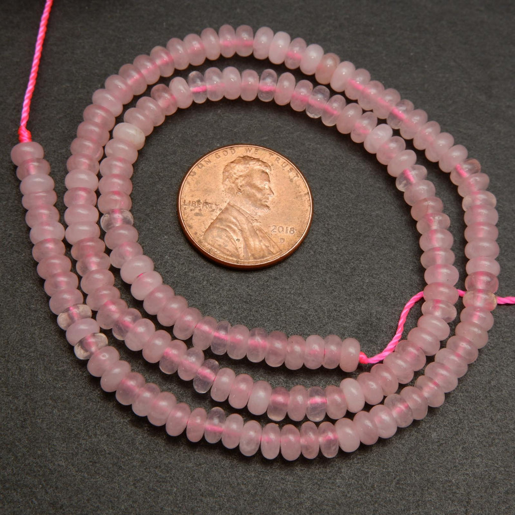 Pink Rose Quartz Beads.