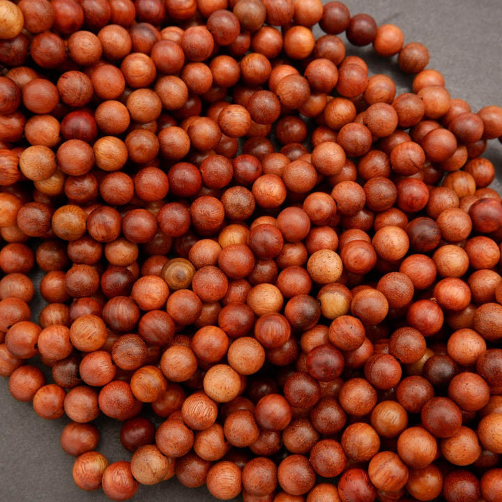 Rosewood · Smooth · Round · 6mm, 8mm, 10mm, Tejas Beads, Beads
