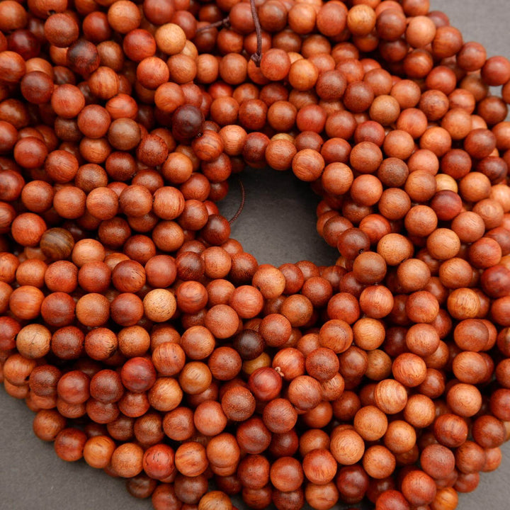 Rosewood · Smooth · Round · 6mm, 8mm, 10mm, Tejas Beads, Beads