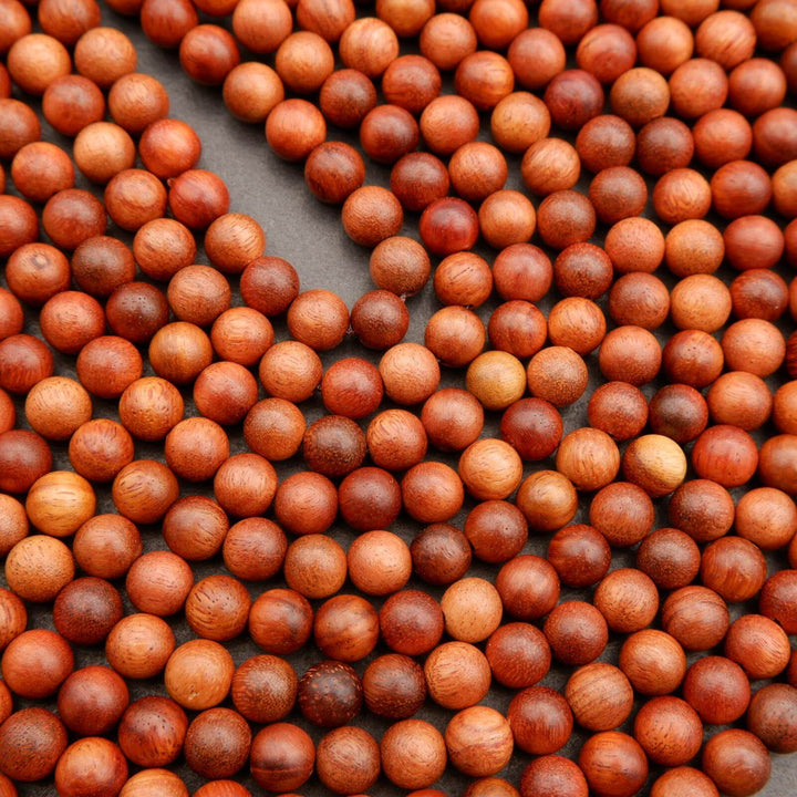 Rosewood · Smooth · Round · 6mm, 8mm, 10mm, Tejas Beads, Beads