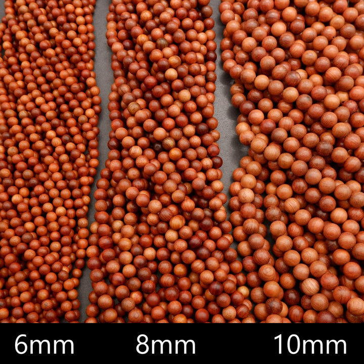 Rosewood · Smooth · Round · 6mm, 8mm, 10mm, Tejas Beads, Beads