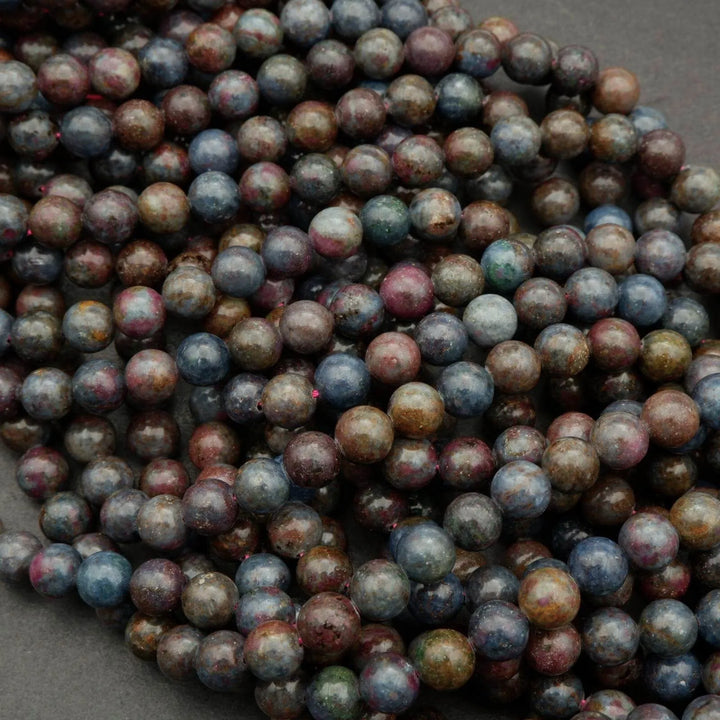 Ruby Kyanite · Smooth · Round · 6mm, 8mm, Tejas Beads, Beads