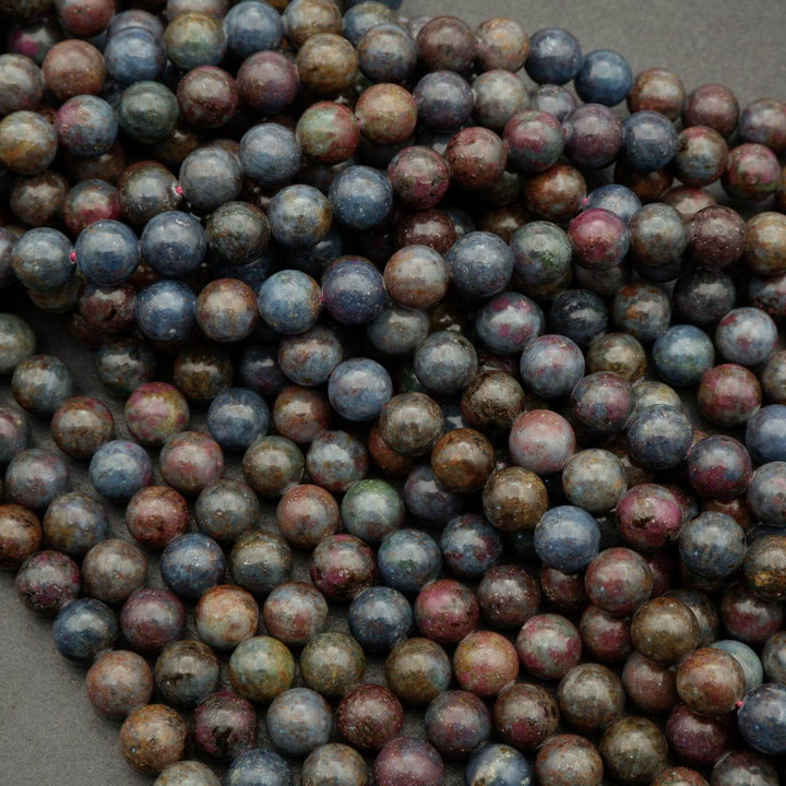 Ruby Kyanite · Smooth · Round · 6mm, 8mm, Tejas Beads, Beads