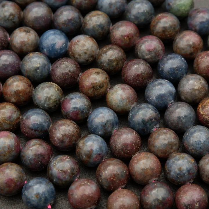 Ruby Kyanite · Smooth · Round · 6mm, 8mm, Tejas Beads, Beads