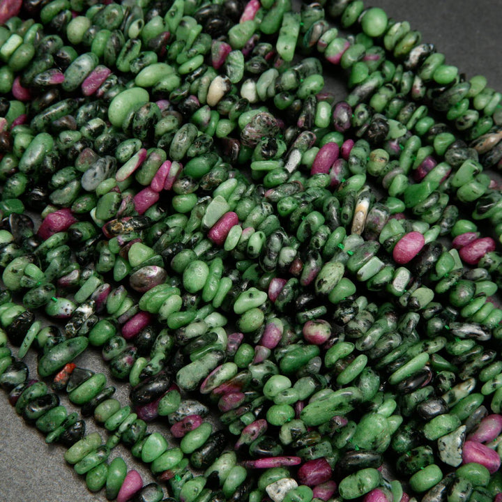 Ruby Zoisite beads.