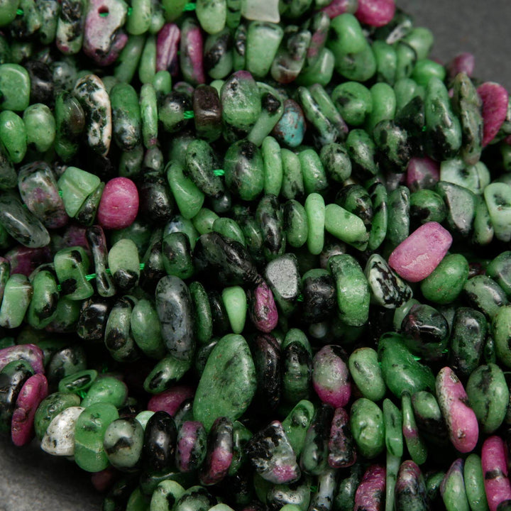 Ruby Zoisite beads.