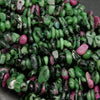 Ruby Zoisite beads.