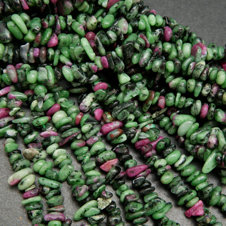 Ruby Zoisite beads.