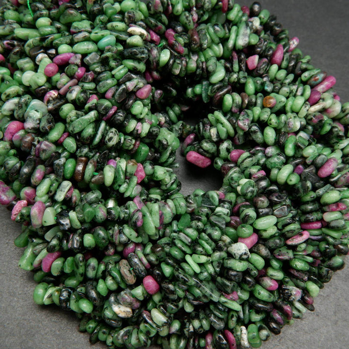 Ruby Zoisite beads.