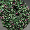 Ruby Zoisite beads.