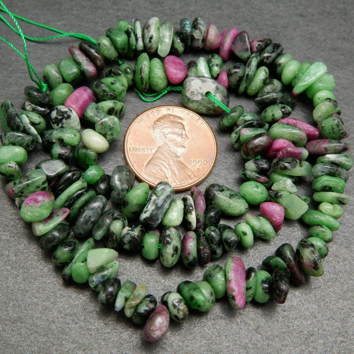 Ruby Zoisite beads.
