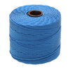 Spool of blue S-Lon Bead Cord Tex 210 nylon beading cord, 77 yards