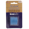 The Beadsmith S-Lon Bead Cord in Carolina blue, Tex 210, 77 yard spool