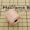 Spool of natural S-Lon Bead Cord Tex 210 nylon beading cord, 77 yards